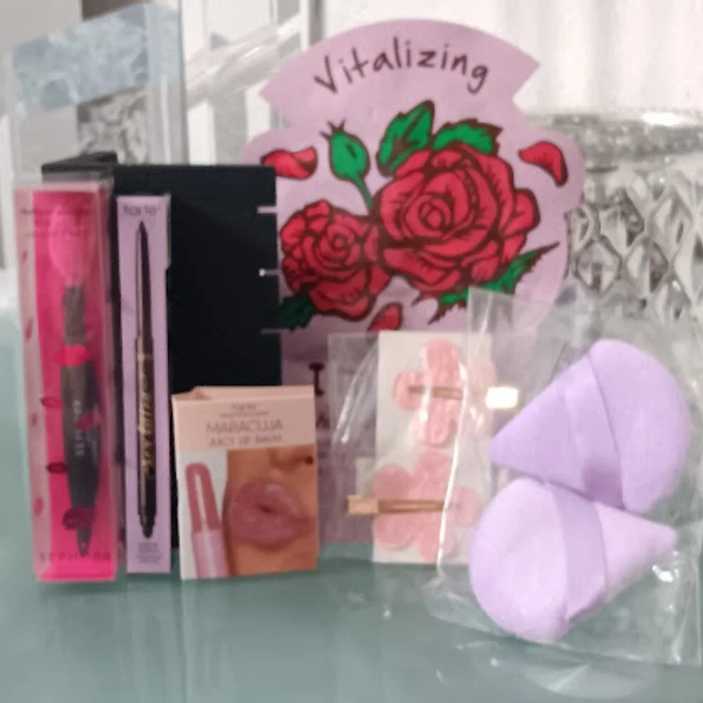 MACY'S 8pc SET/LOT Makeup/Face & Hair Items: TARTE/SEPHORA/TONY MOLY**NEW!